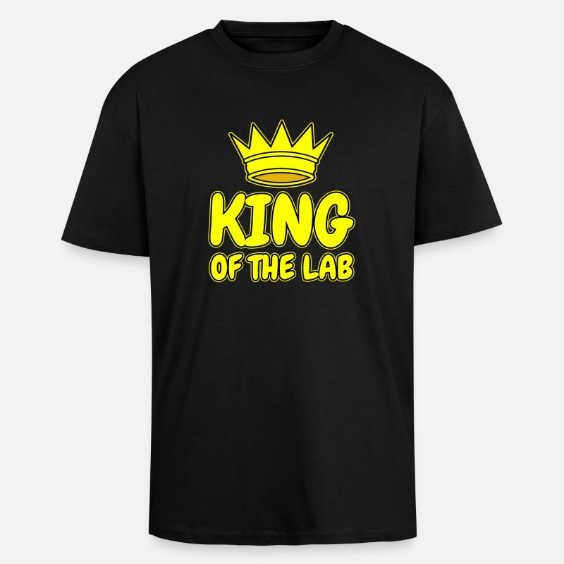 Labor Laborant Geschenk - Oversized Heavyweight Unisex T-Shirt - Schwarz
