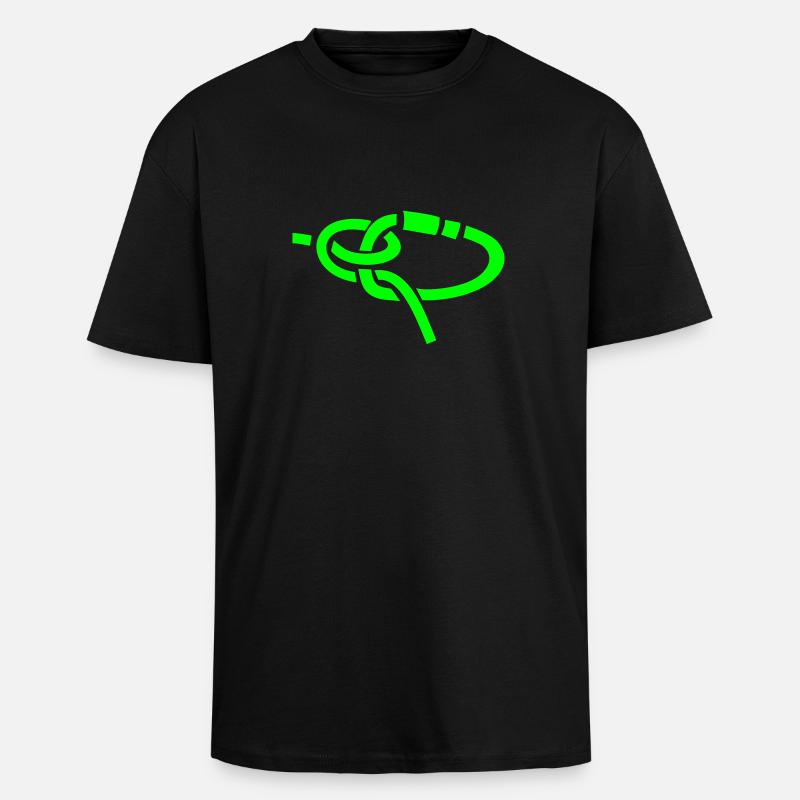 Karabiner - Oversized Heavyweight Unisex T-Shirt - Schwarz