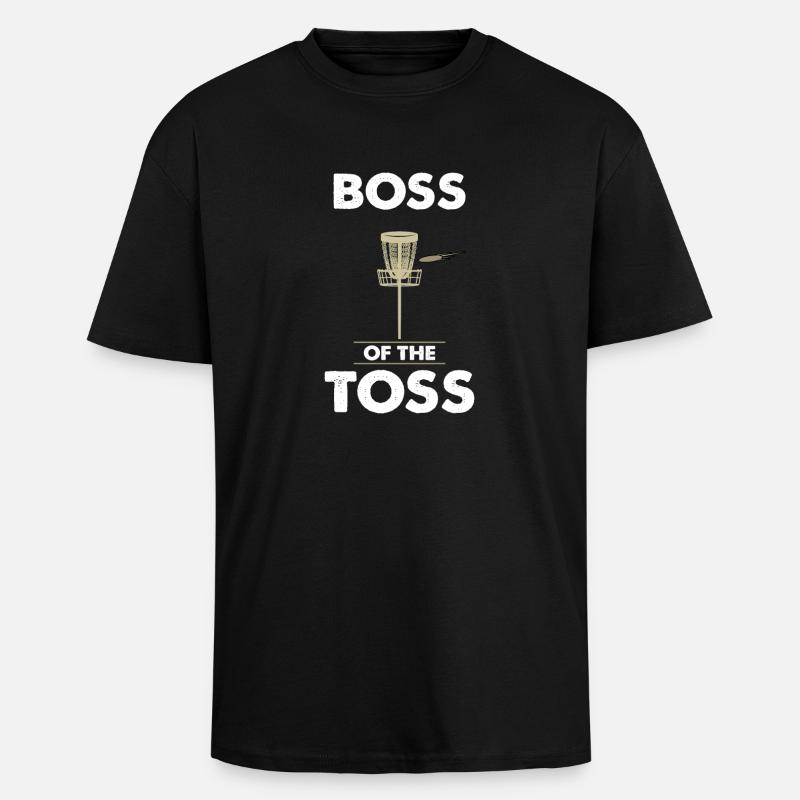 Disc Golf - Oversized Heavyweight Unisex T-Shirt - Schwarz
