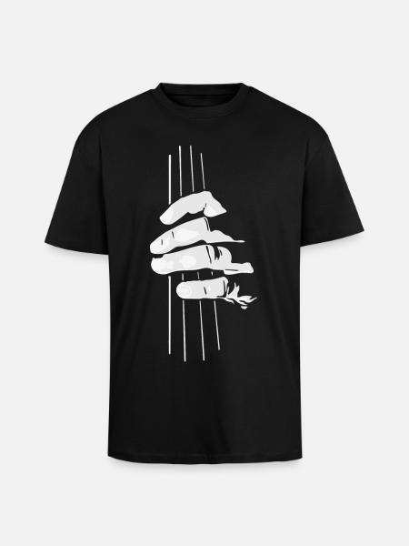 Contrebasse pour bassiste - T-shirt unisexe oversize épais - noir