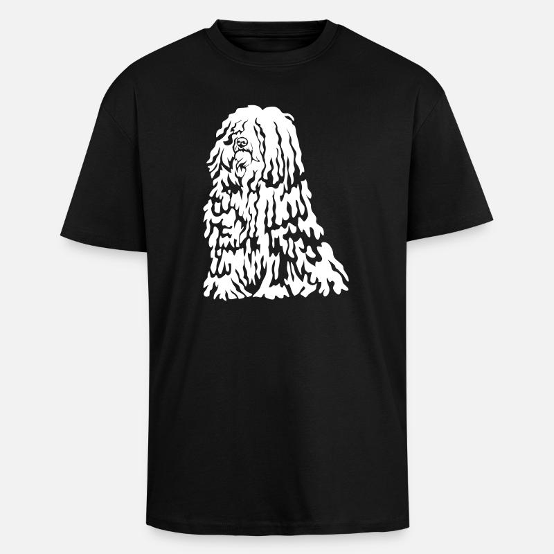 Puli "Black Edition" - Oversized Heavyweight Unisex T-Shirt - Schwarz