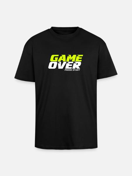 gaming - T-shirt unisexe oversize épais - noir