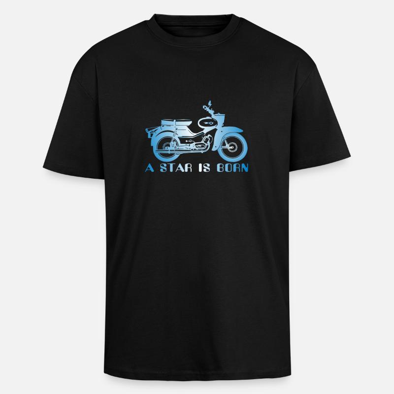 Simson Star is Born - Oversized Heavyweight Unisex T-Shirt - Schwarz