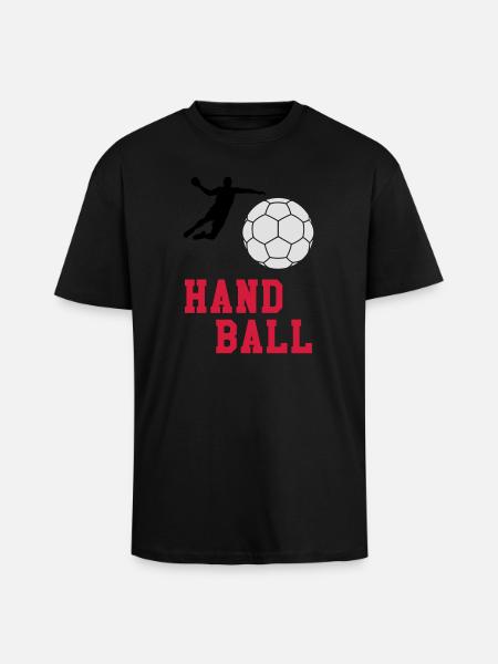 Handball - Unisex Oversized Heavyweight T-shirt - black