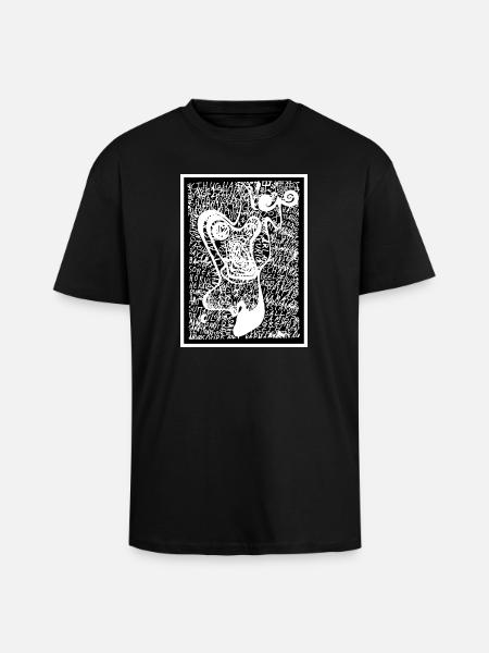 Puissant Humwawa ! - T-shirt unisexe oversize épais - noir