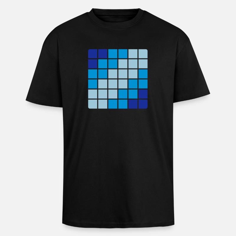 Pattern - Unisex Oversized Heavyweight T-shirt - black