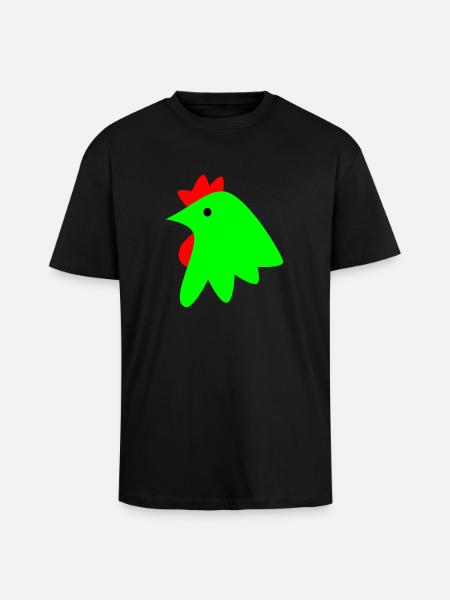 Coq - T-shirt unisexe oversize épais - noir