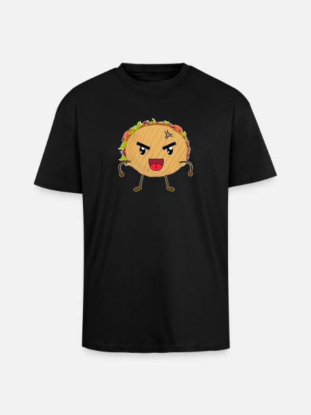 Sweet Cute Döner Funny - Unisex Oversized Heavyweight T-shirt - black