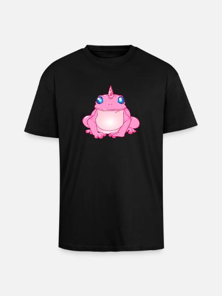 frog - Unisex Oversized Heavyweight T-shirt - black