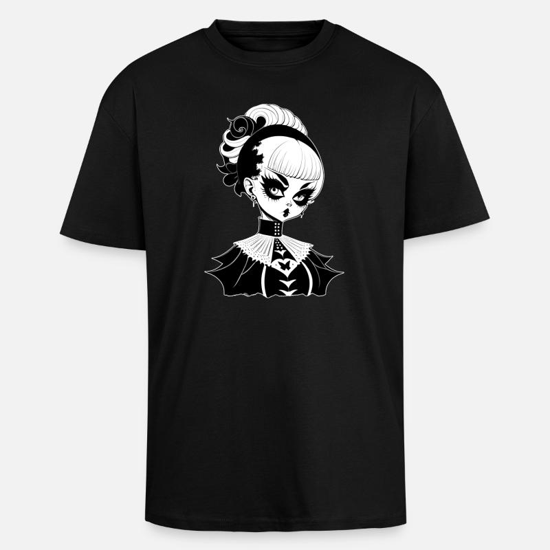 Gothic Hexe, Goth Hexerei - Oversized Heavyweight Unisex T-Shirt - Schwarz