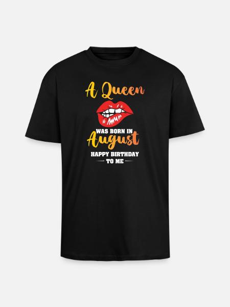 Zodiac sign Leo - Unisex Oversized Heavyweight T-shirt - black