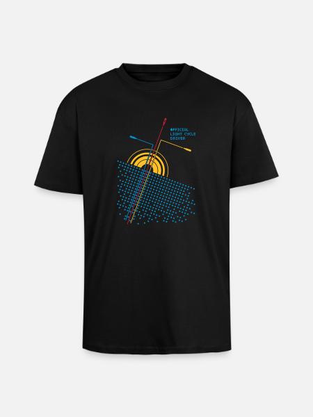 Official lightcycle driver - Unisex Oversized Heavyweight T-shirt - black