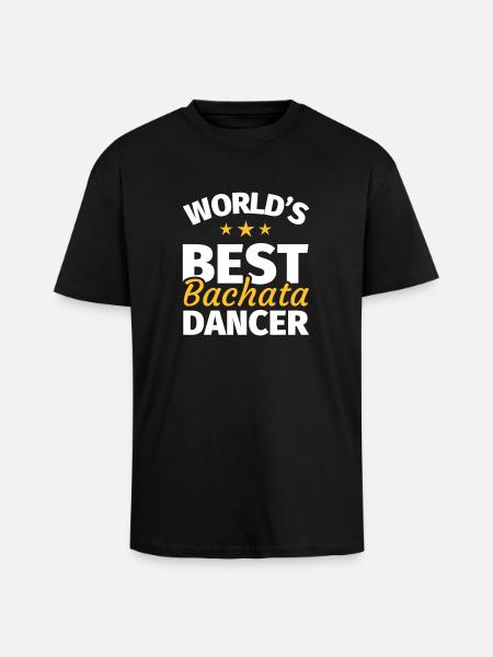 Bachata dance gift - Unisex Oversized Heavyweight T-shirt - black