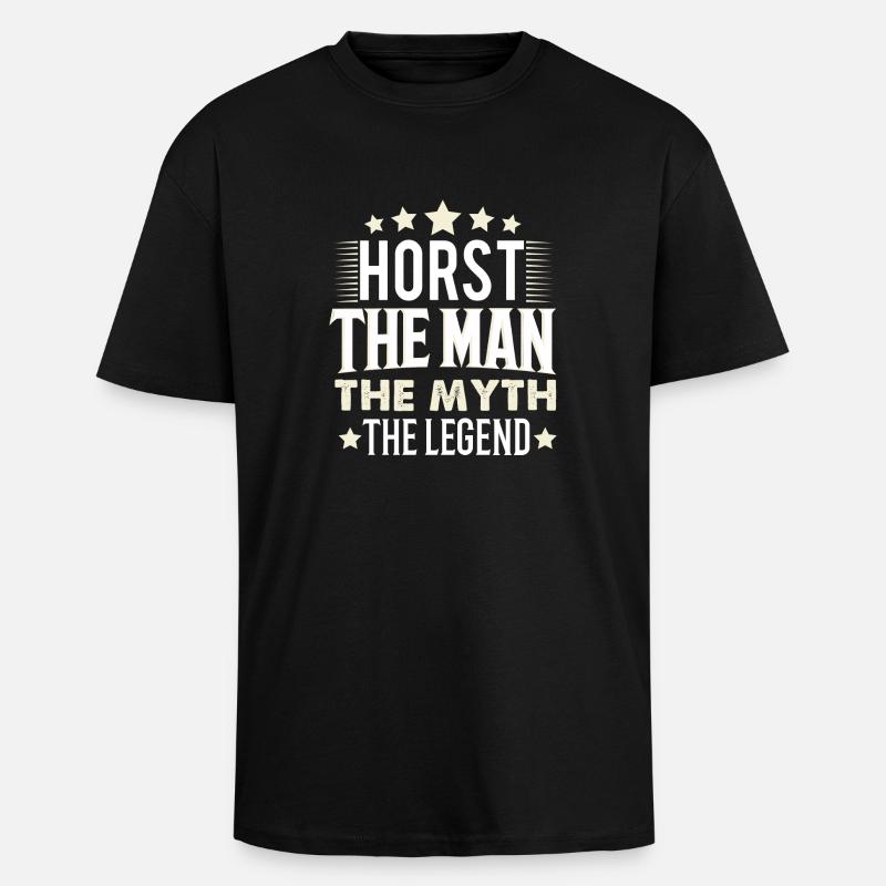 môle - T-shirt unisexe oversize épais - noir