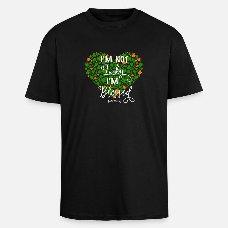 Christlich Gott Glaube Religiöses Geschenk - Oversized Heavyweight Unisex T-Shirt - Schwarz