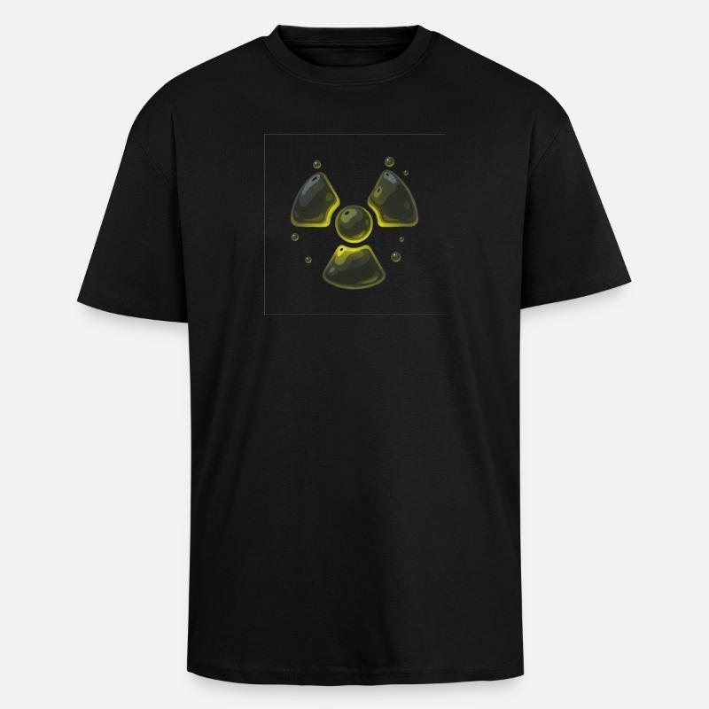 Radioactive - Unisex Oversized Heavyweight T-shirt - black