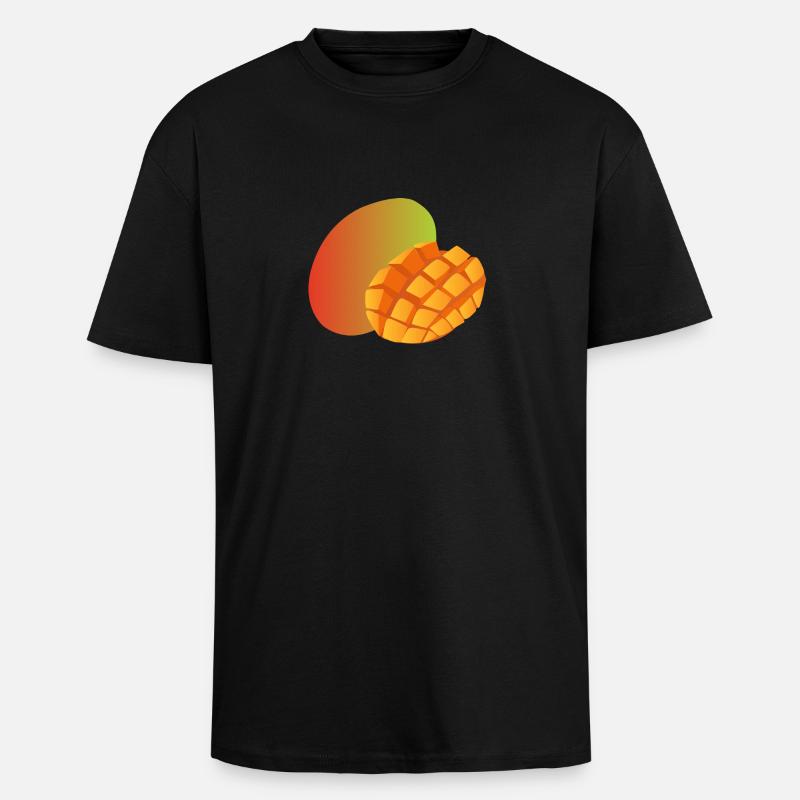 Mango Geschenkidee - Oversized Heavyweight Unisex T-Shirt - Schwarz