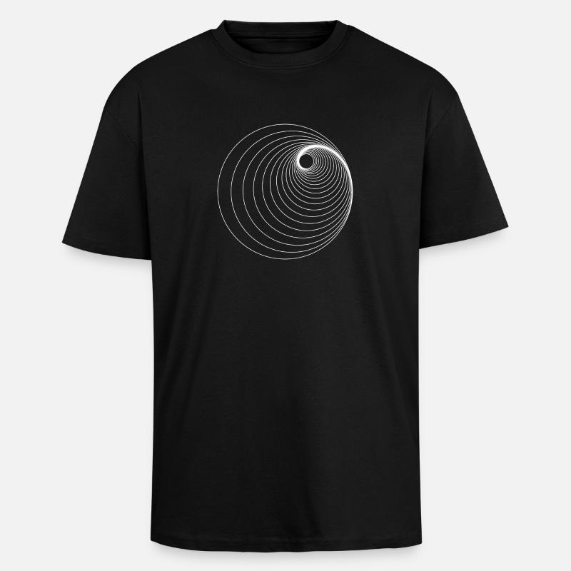 Geometric shape - Unisex Oversized Heavyweight T-shirt - black