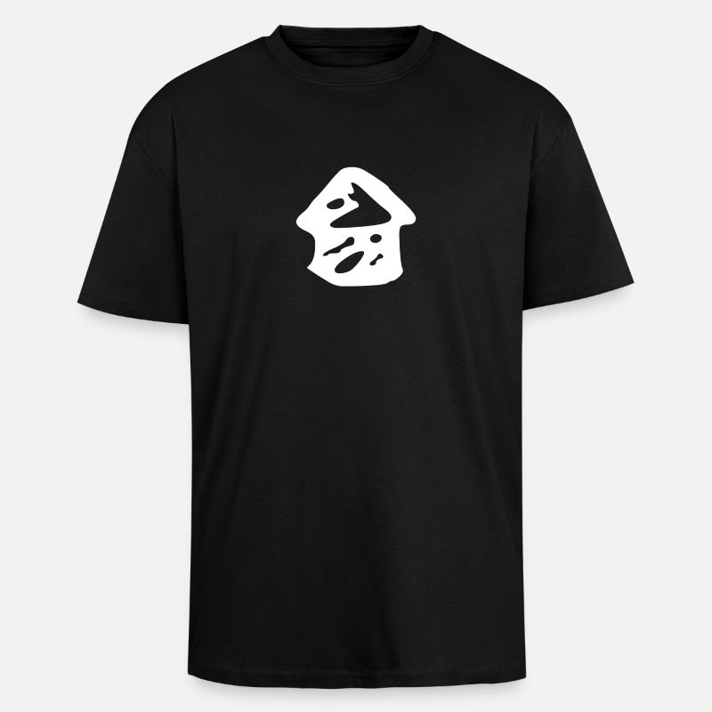 Fresher Tower (Blanc) - T-shirt unisexe oversize épais - noir
