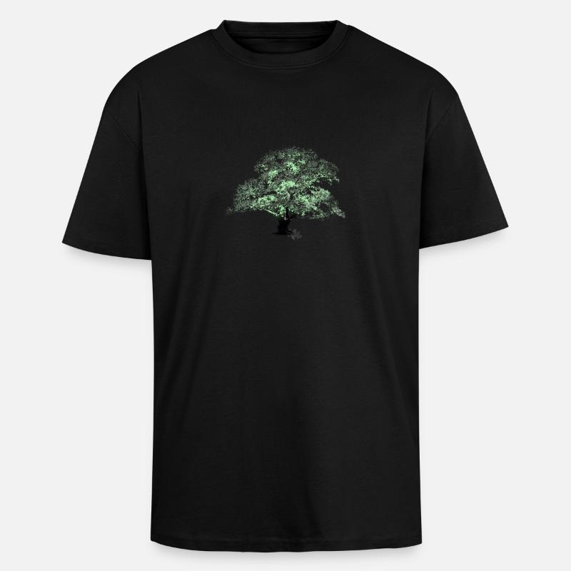 OAKtree - Oversized Heavyweight Unisex T-Shirt - Schwarz