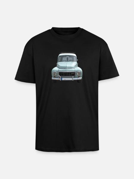 Buckelvolvo Oldtimer - Oversized Heavyweight Unisex T-Shirt - Schwarz