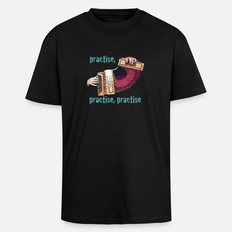 practise box - Oversized Heavyweight Unisex T-Shirt - Schwarz