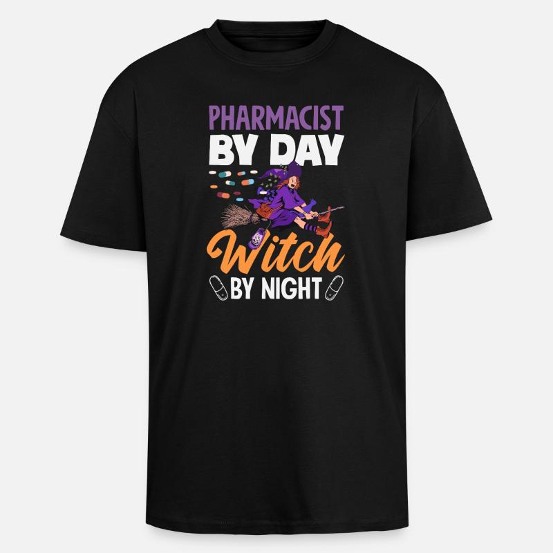 Apotheker Pharmazeutisch-technischer - Oversized Heavyweight Unisex T-Shirt - Schwarz