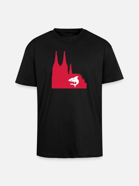 stadt_koeln_2 - Unisex Oversized Heavyweight T-shirt - black