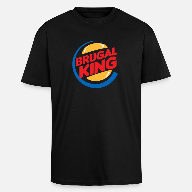 Brugal roi - T-shirt unisexe oversize épais - noir