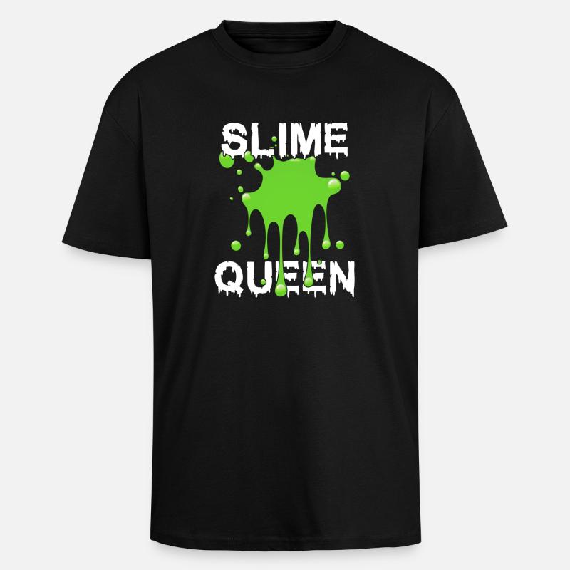Slime Queen - Oversized Heavyweight Unisex T-Shirt - Schwarz