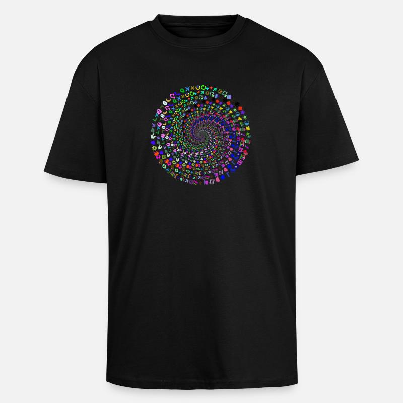 things - Unisex Oversized Heavyweight T-shirt - black