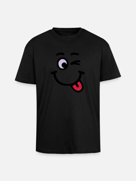 Funny - Unisex Oversized Heavyweight T-shirt - black