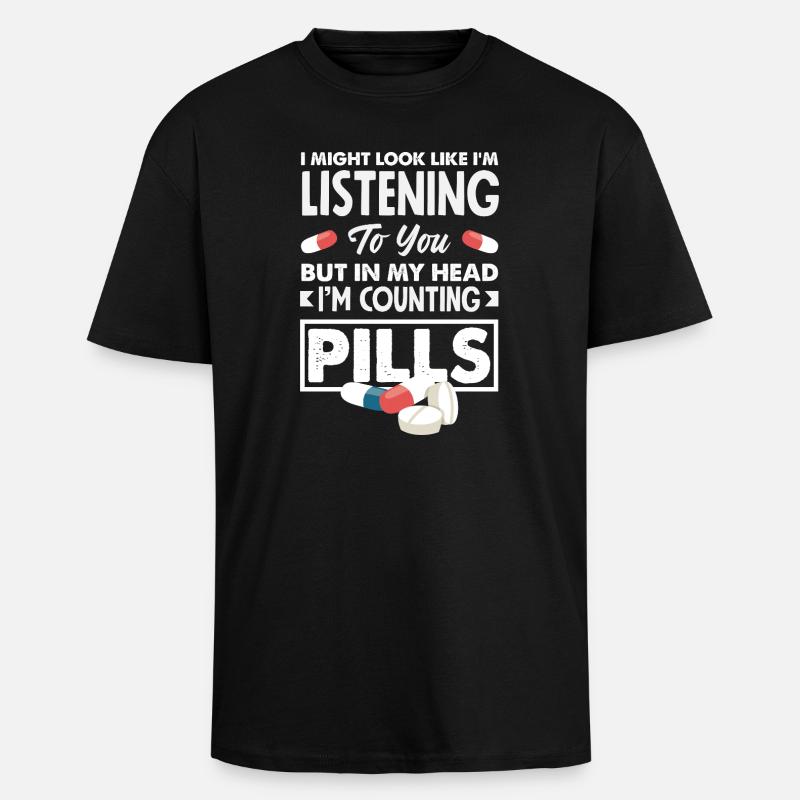 Pharmacist Pharmaceutical Technical - Unisex Oversized Heavyweight T-shirt - black