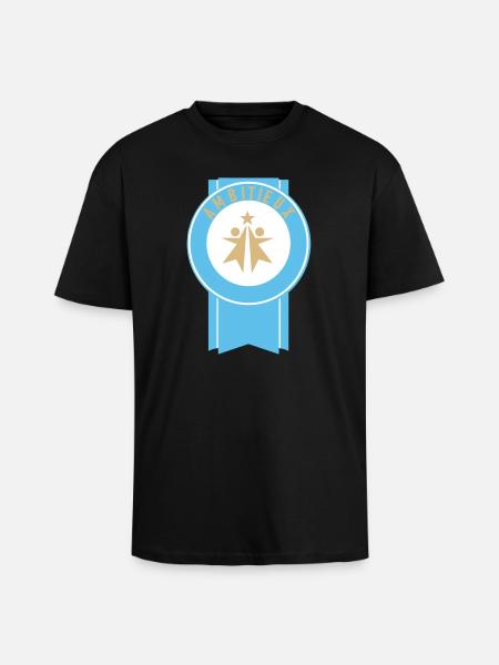 Ambitieux - T-shirt unisexe oversize épais - noir