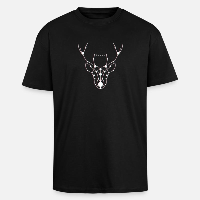 # 1 - T-shirt unisexe oversize épais - noir