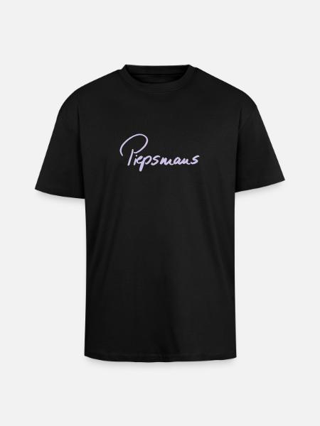 Piepsmaus - Oversized Heavyweight Unisex T-Shirt - Schwarz