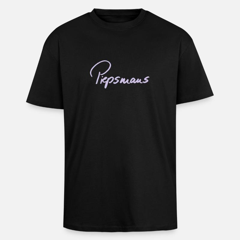 Piepsmaus - Oversized Heavyweight Unisex T-Shirt - Schwarz