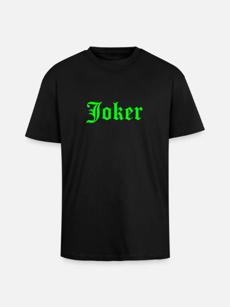 joker - Unisex Oversized Heavyweight T-shirt - black