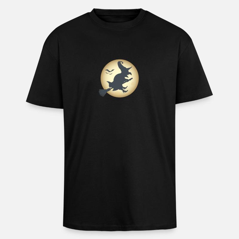 sorcière - T-shirt unisexe oversize épais - noir