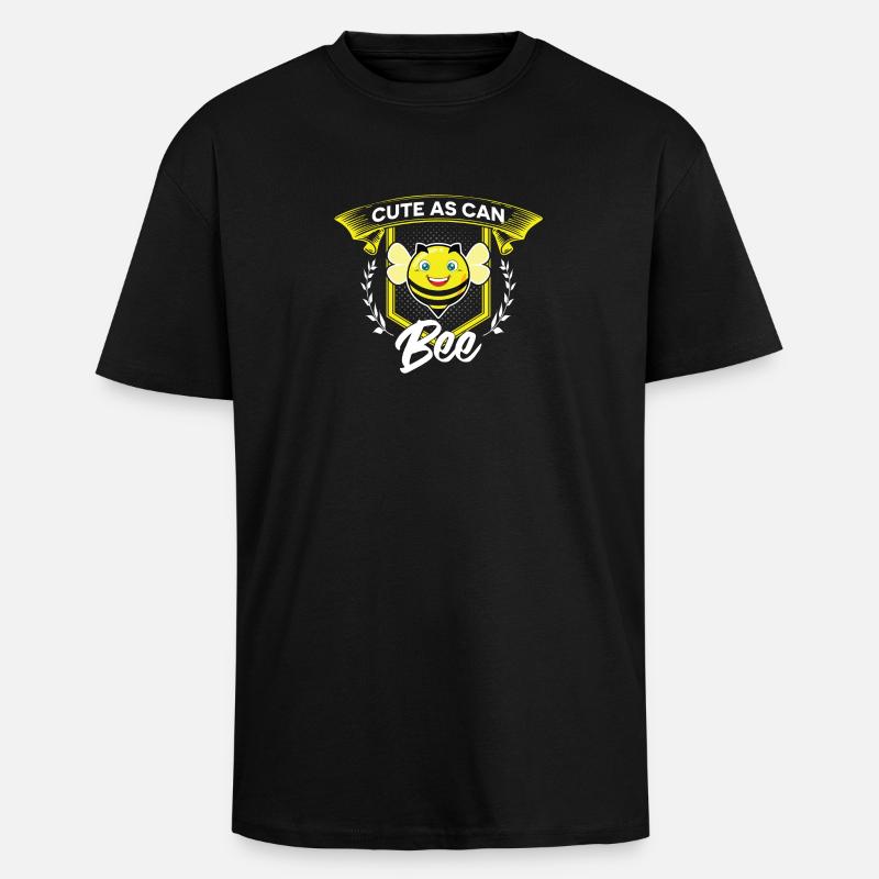 Abeilles Bumblebee Conception - T-shirt unisexe oversize épais - noir
