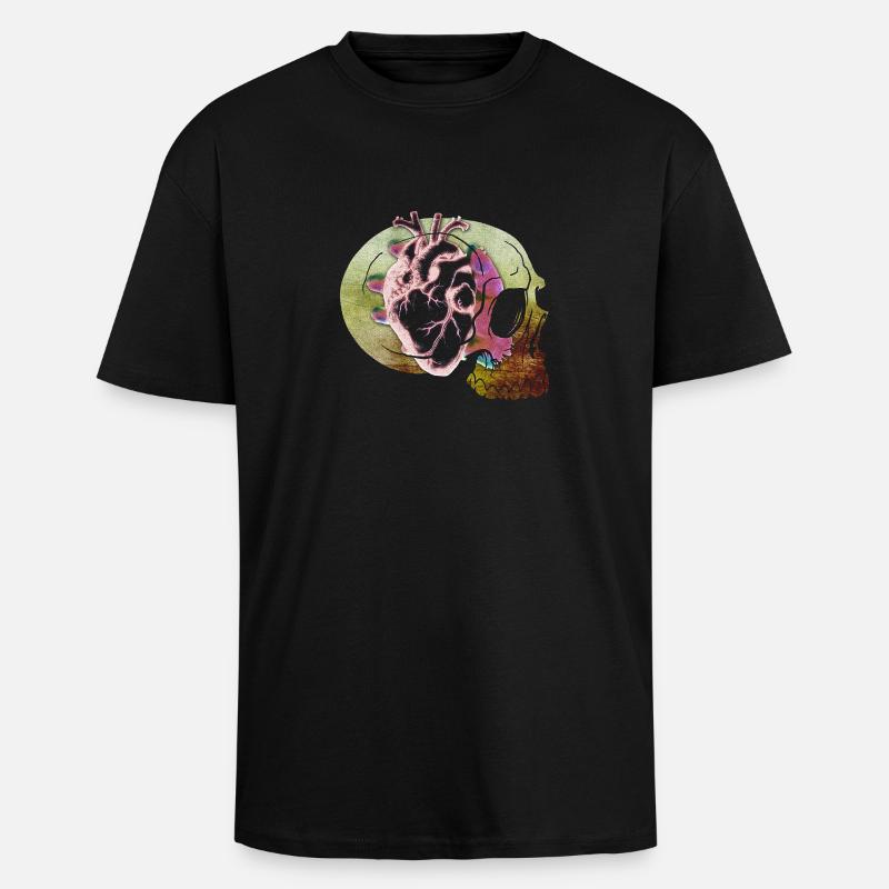 Headbleed - Oversized Heavyweight Unisex T-Shirt - Schwarz
