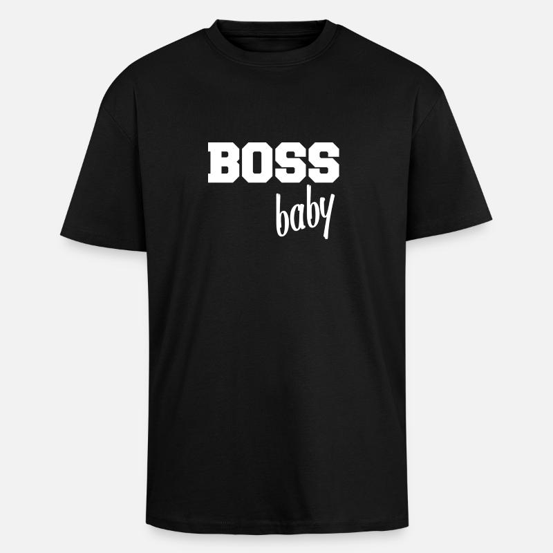 Patron bébé - T-shirt unisexe oversize épais - noir
