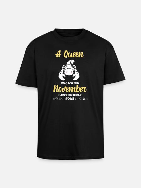 Zodiac sign Scorpio - Unisex Oversized Heavyweight T-shirt - black