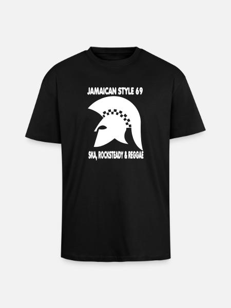 jamaican style 69 - Oversized Heavyweight Unisex T-Shirt - Schwarz
