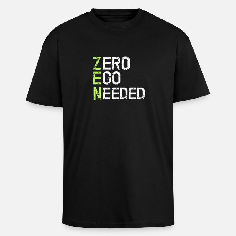 Zen - Oversized Heavyweight Unisex T-Shirt - Schwarz
