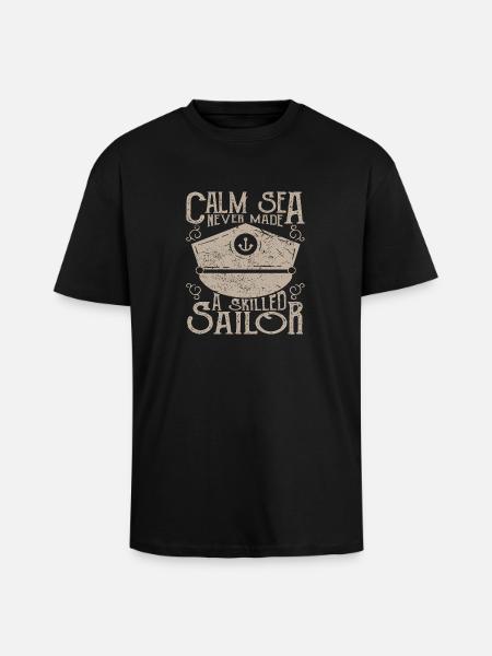 Seeman - Unisex Oversized Heavyweight T-shirt - black