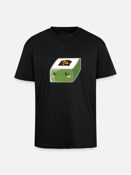 Square sushi - Unisex Oversized Heavyweight T-shirt - black