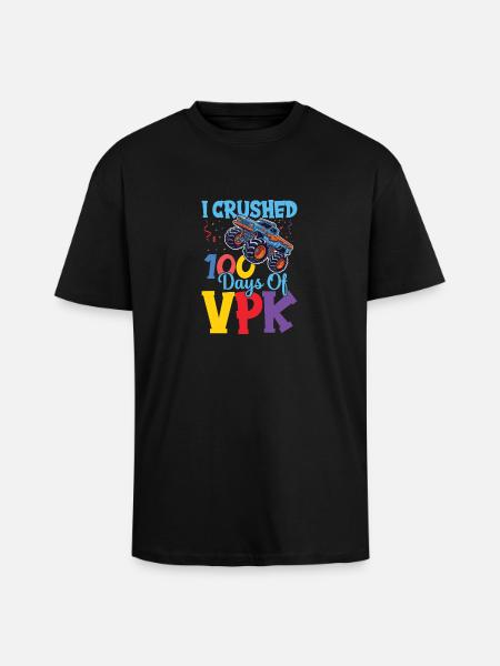J’ai 100 jours de vpk - T-shirt unisexe oversize épais - noir