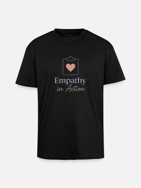 L’assistante sociale soutient le - T-shirt unisexe oversize épais - noir