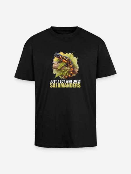 Salamanders Salamander - Unisex Oversized Heavyweight T-shirt - black